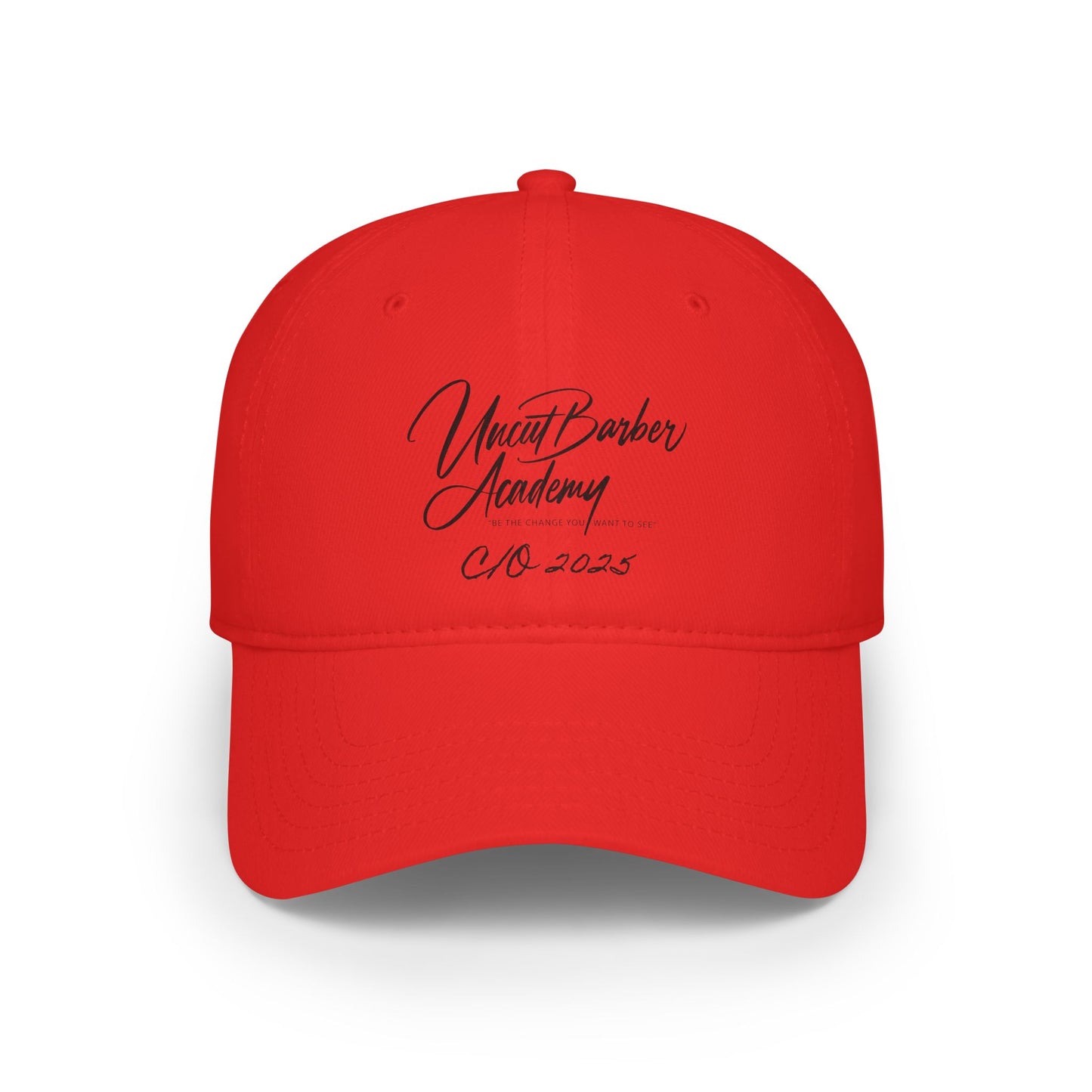 Low Profile Baseball UnCut Barber Academy C/O 2025 Cap