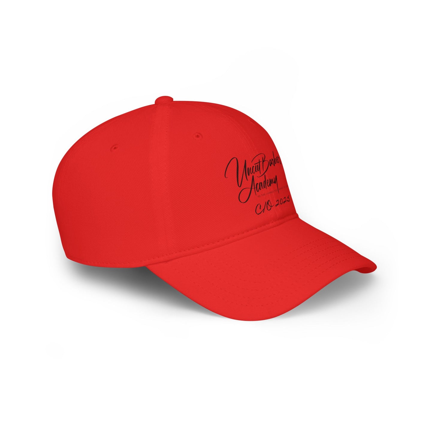 Low Profile Baseball UnCut Barber Academy C/O 2025 Cap