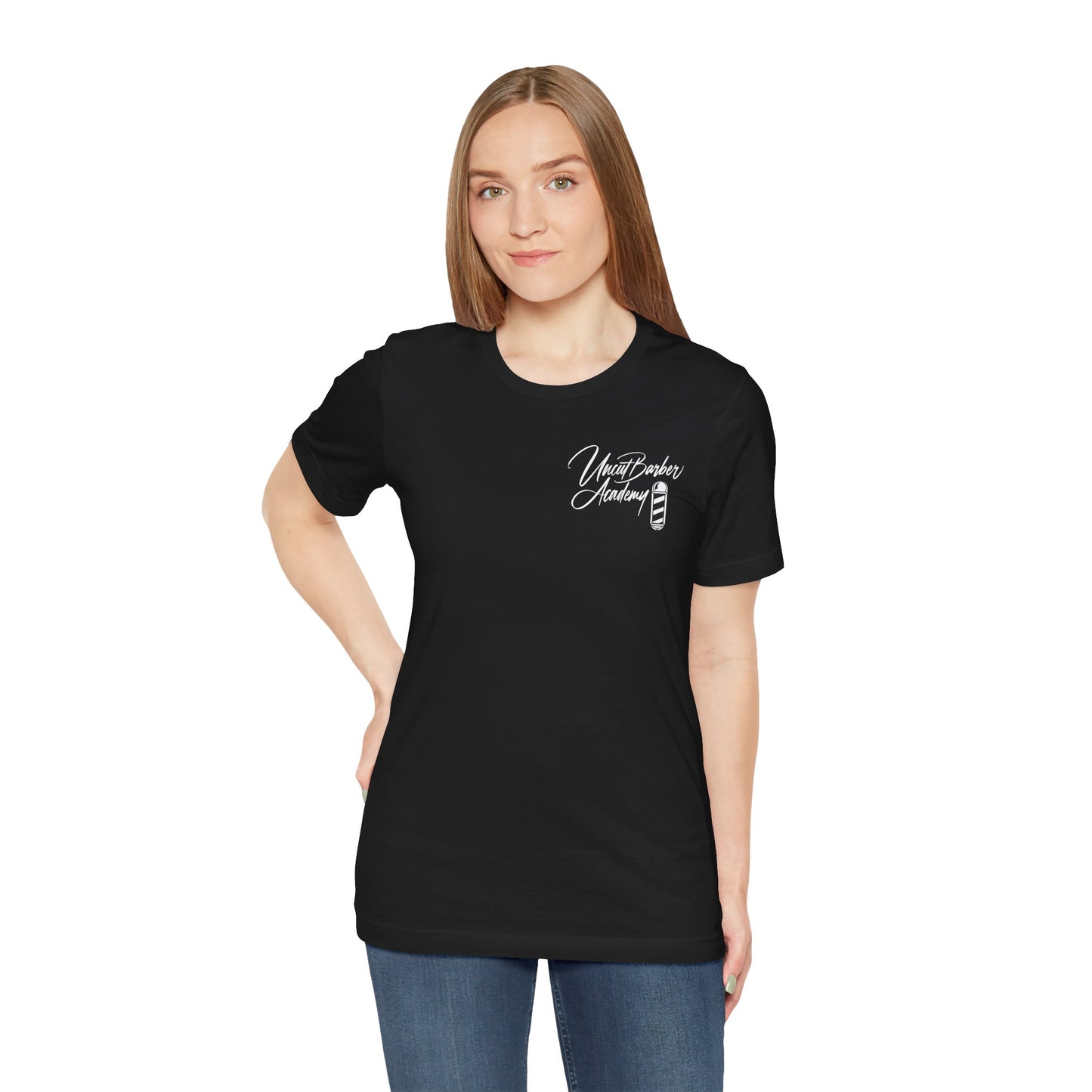 Unisex Jersey Short Sleeve UnCut Barber Academy Tee