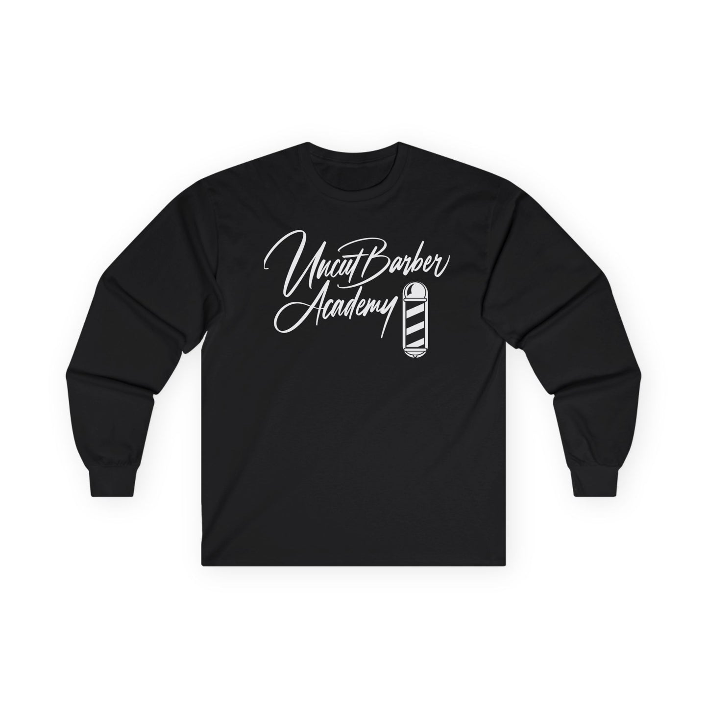 Unisex Ultra Cotton Long Sleeve UnCut Barber Academy Tee