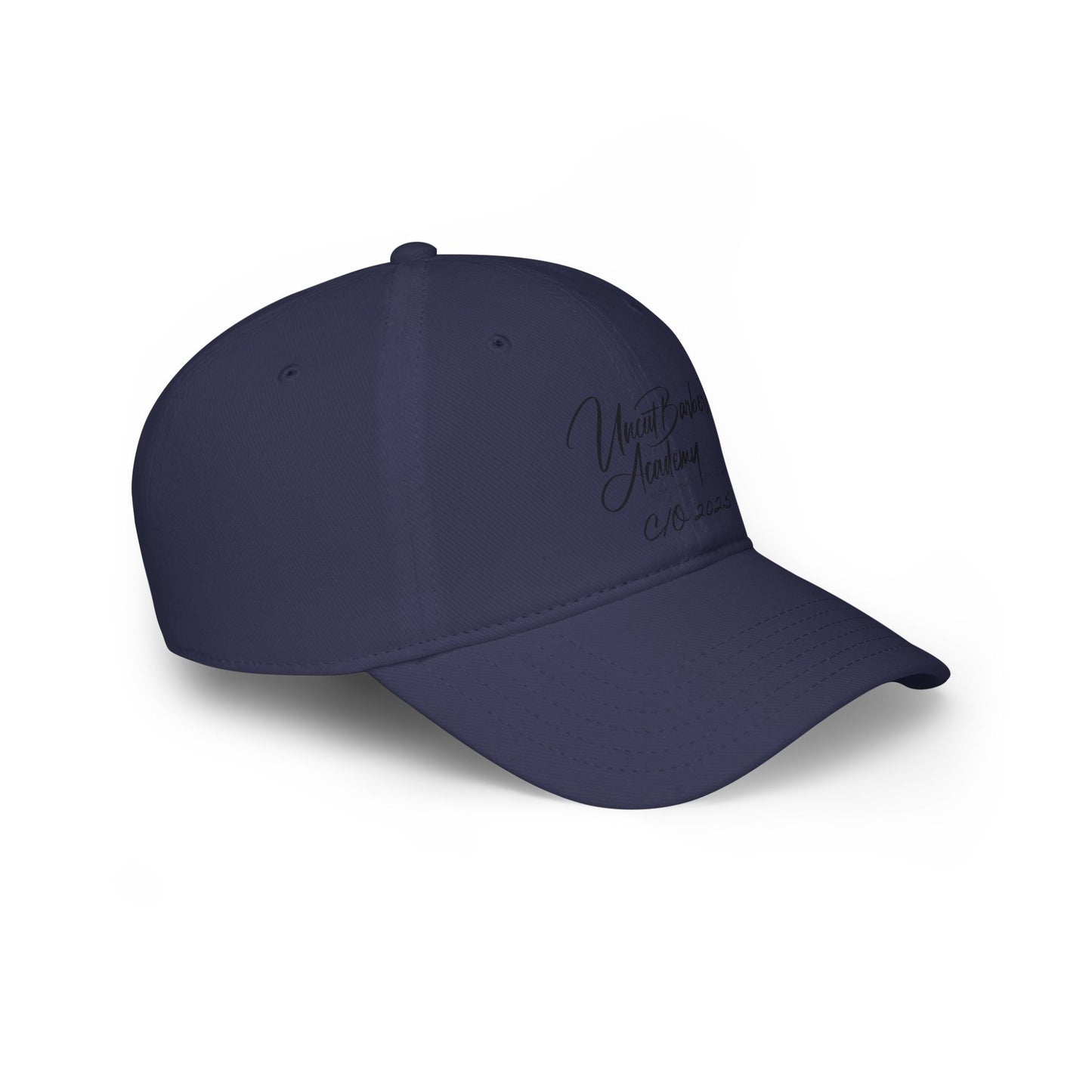 Low Profile Baseball UnCut Barber Academy C/O 2025 Cap