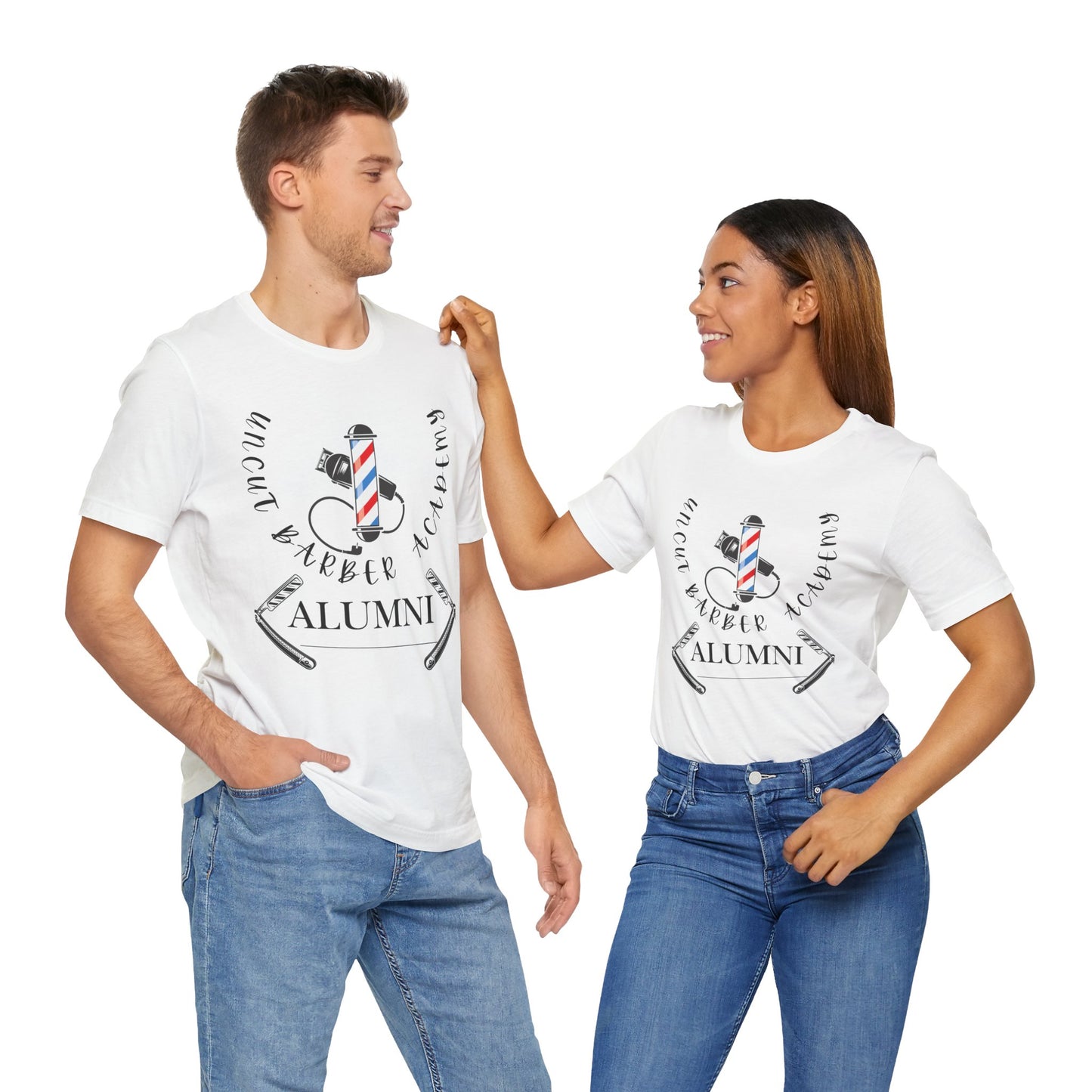 UnCut Barber Academy Alumni Unisex Jersey Short Sleeve Tee