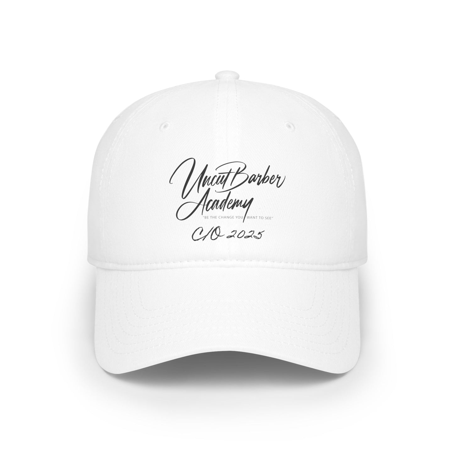 Low Profile Baseball UnCut Barber Academy C/O 2025 Cap