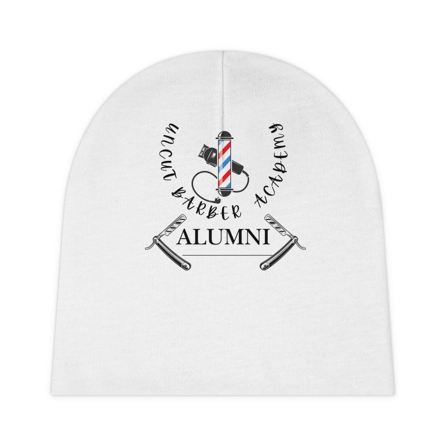 Baby Beanie (AOP) UnCut Barber Academy Alumni